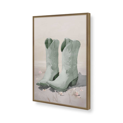 [Color:Brushed Gold], Picture of art in a Brushed Gold frame of the corner