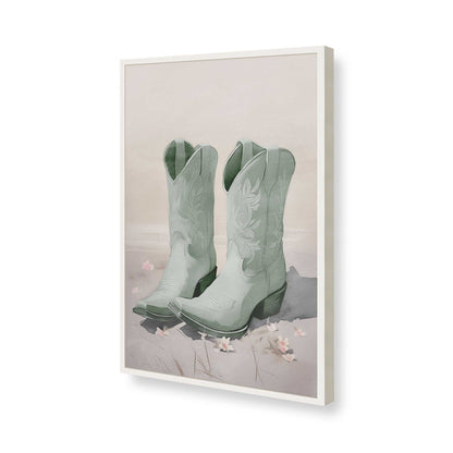 [Color:Opaque White], Picture of art in a Opaque White frame of the corner