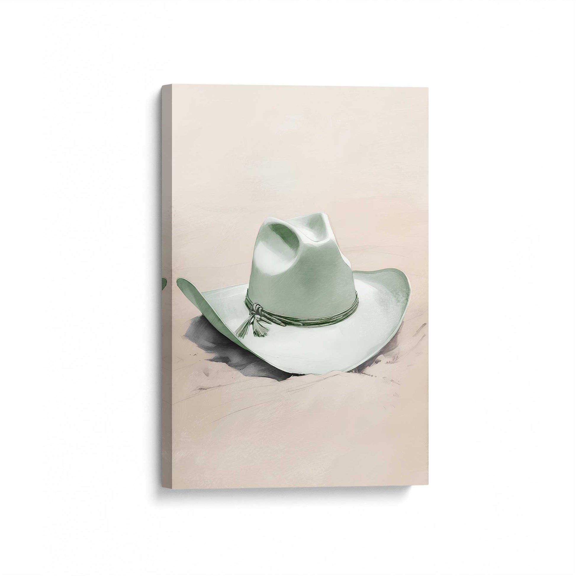 [Color:Stretched Canvas], Picture of art at an angle