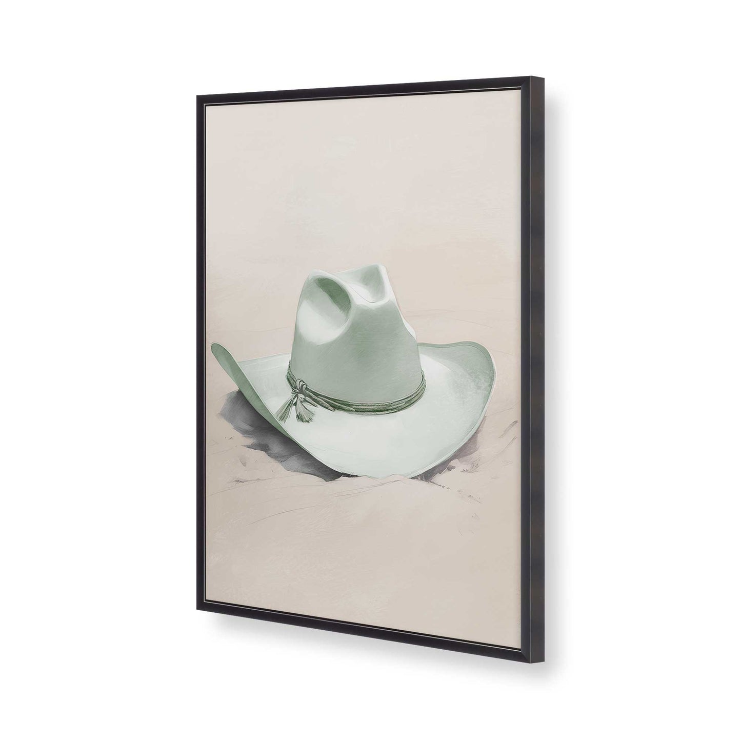 [Color:Weathered Zinc], Picture of art in a Weathered Zinc frame of the corner