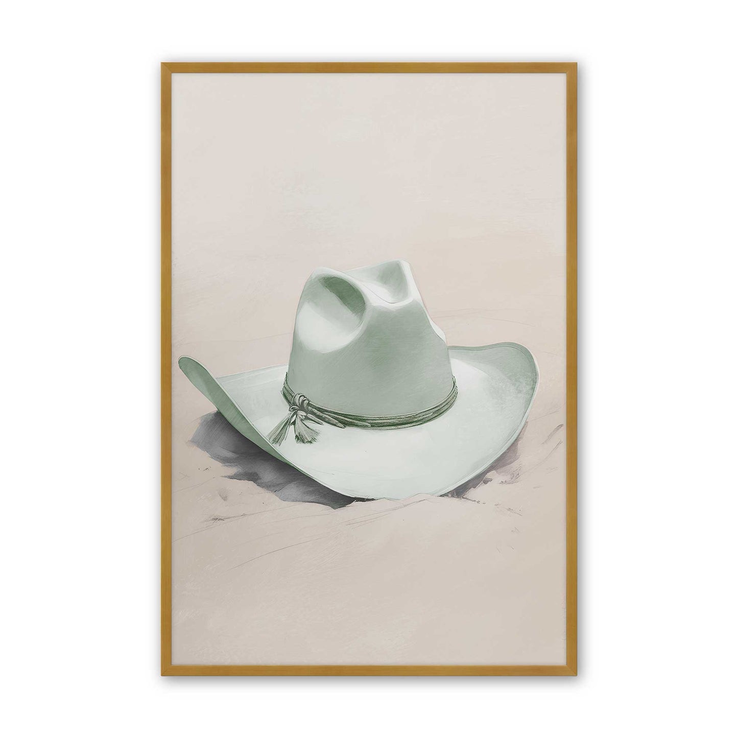 [Color:Polished Gold], Picture of art in a Polished Gold frame