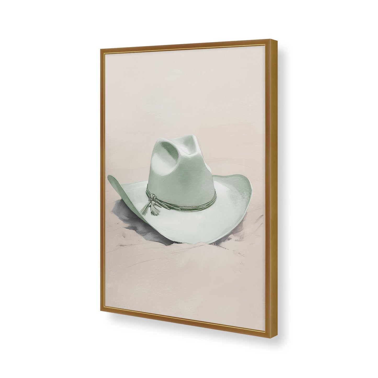 [Color:Polished Gold], Picture of art in a Polished Gold frame of the corner