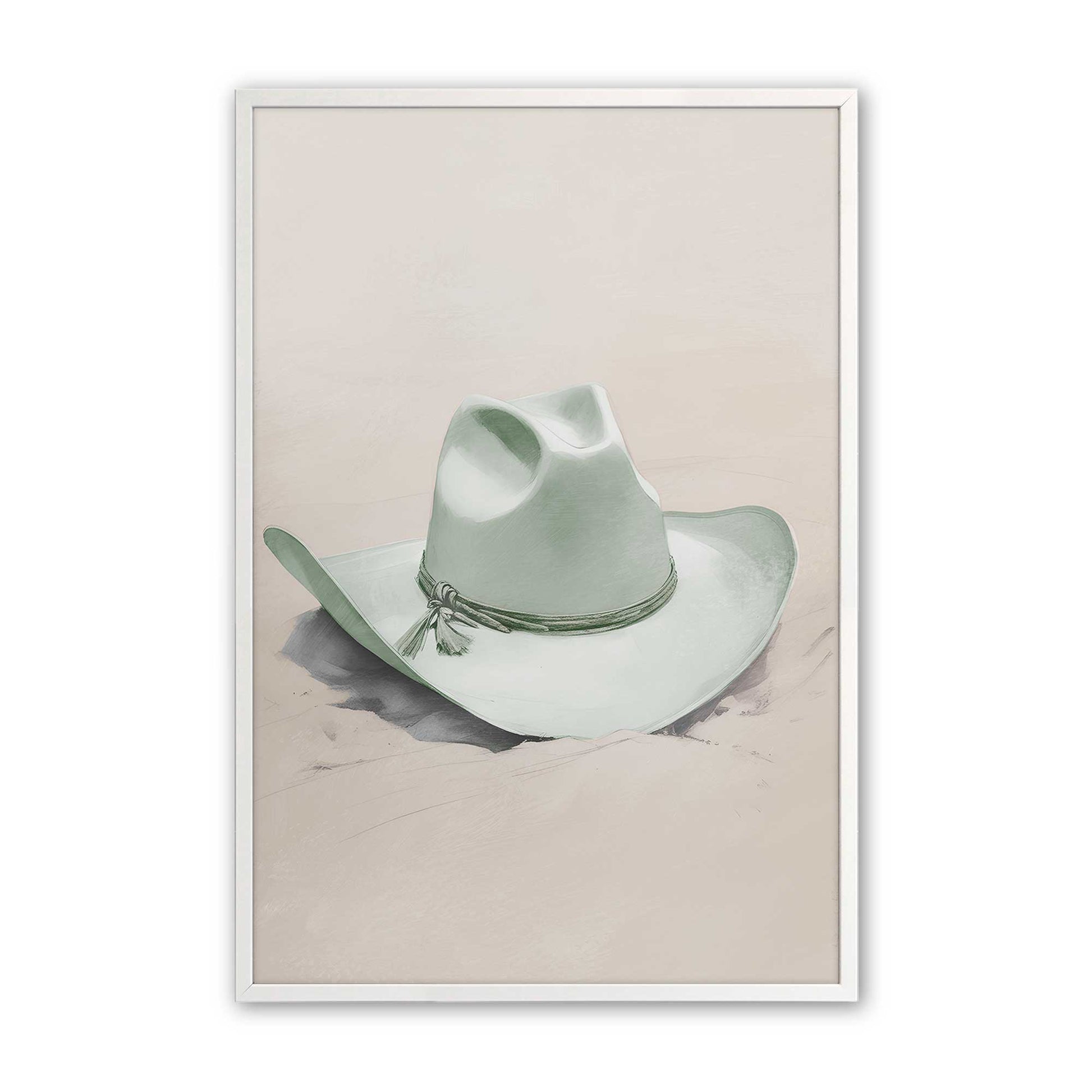 [Color:Opaque White], Picture of art in a Opaque White frame