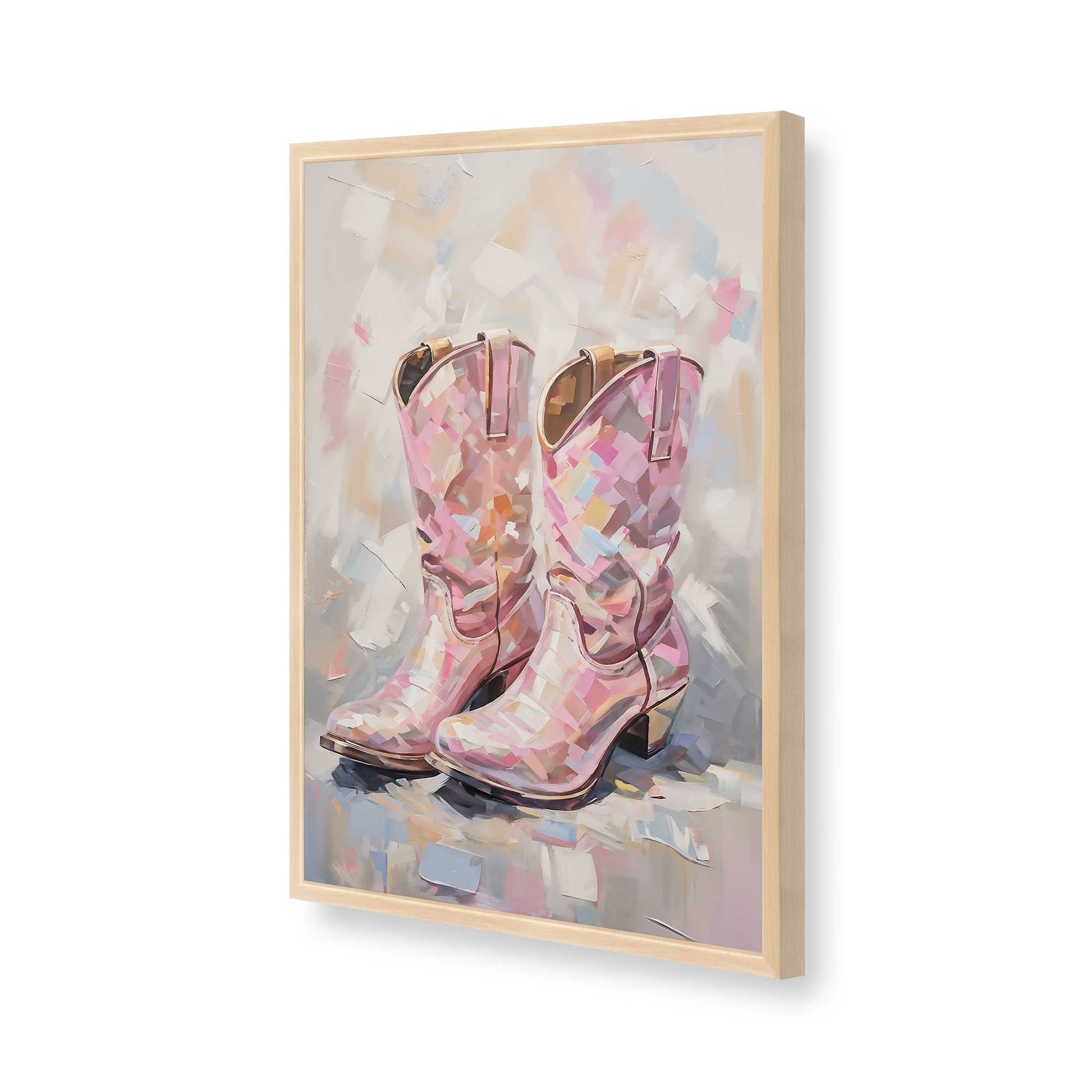 [Color:Raw Maple], Picture of art in a Raw Maple frame of the corner