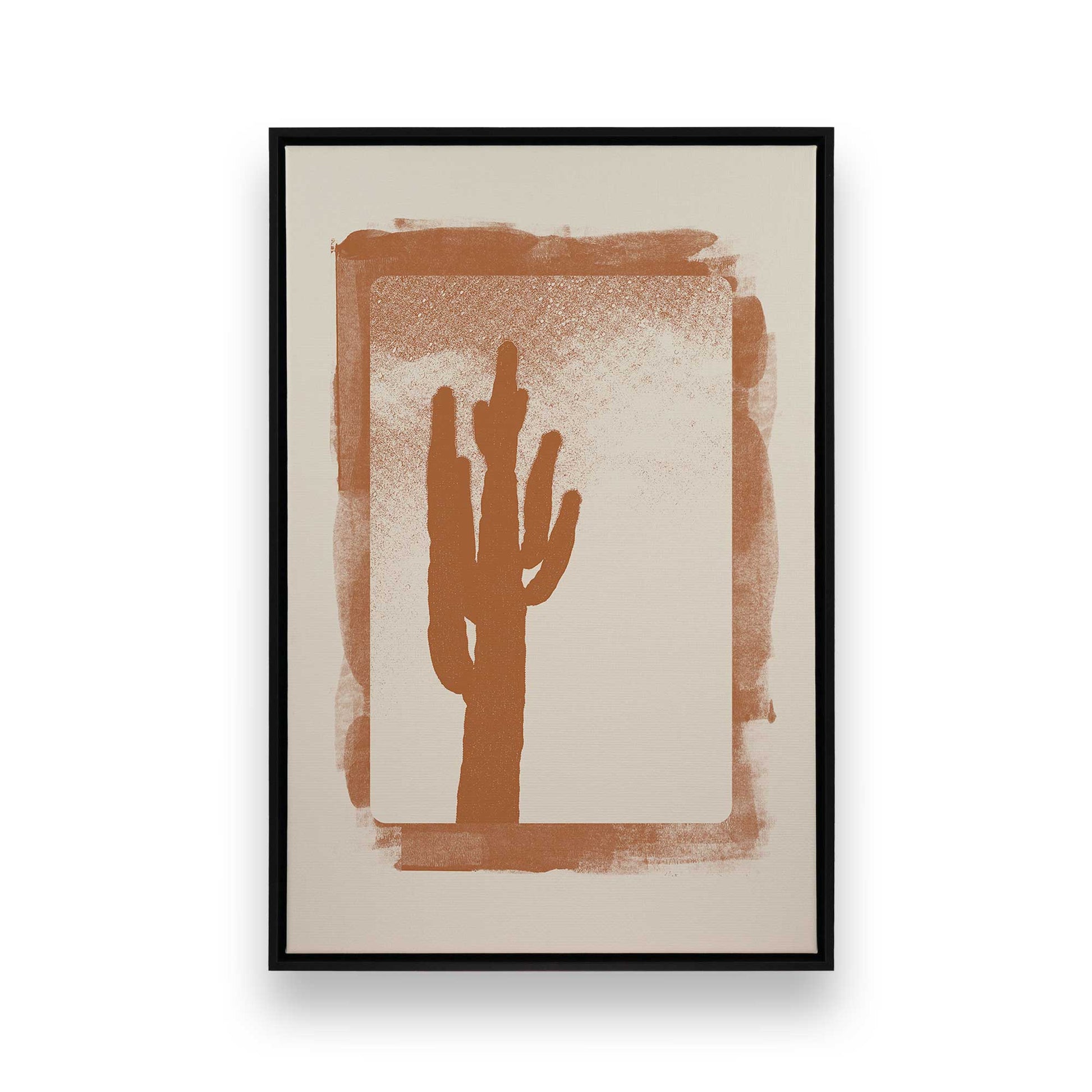 [Color:Satin Black], Picture of art in a Satin Black frame