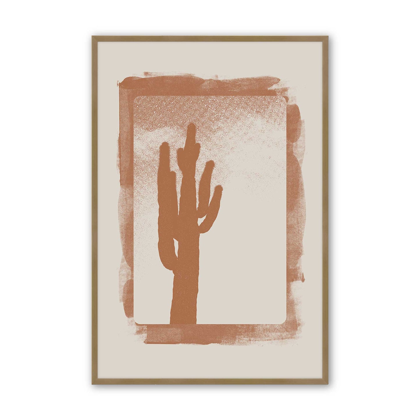 [Color:Brushed Gold], Picture of art in a Brushed Gold frame