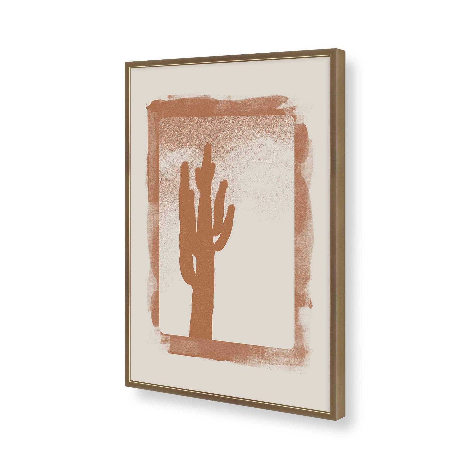 [Color:Brushed Gold], Picture of art in a Brushed Gold frame of the corner