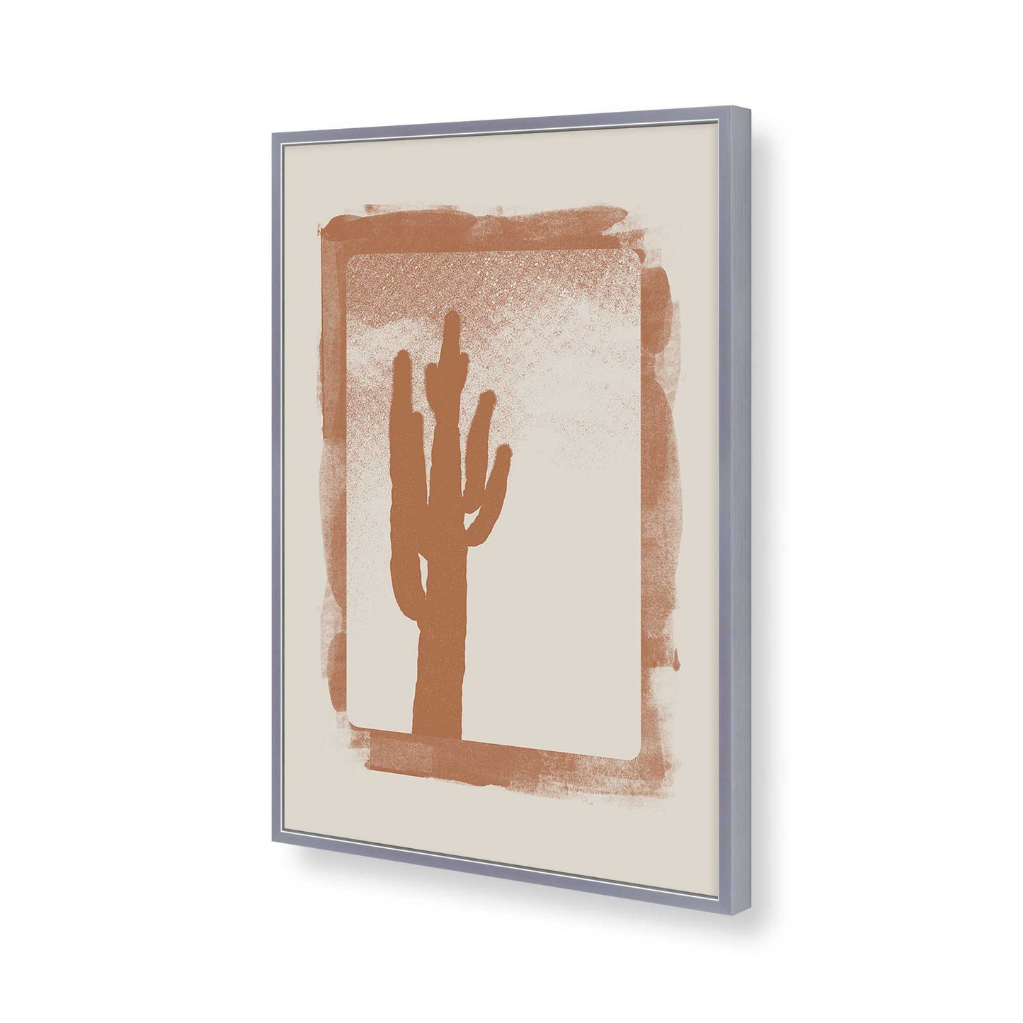 [Color:Polished Chrome], Picture of art in a Polished Chrome frame of the corner