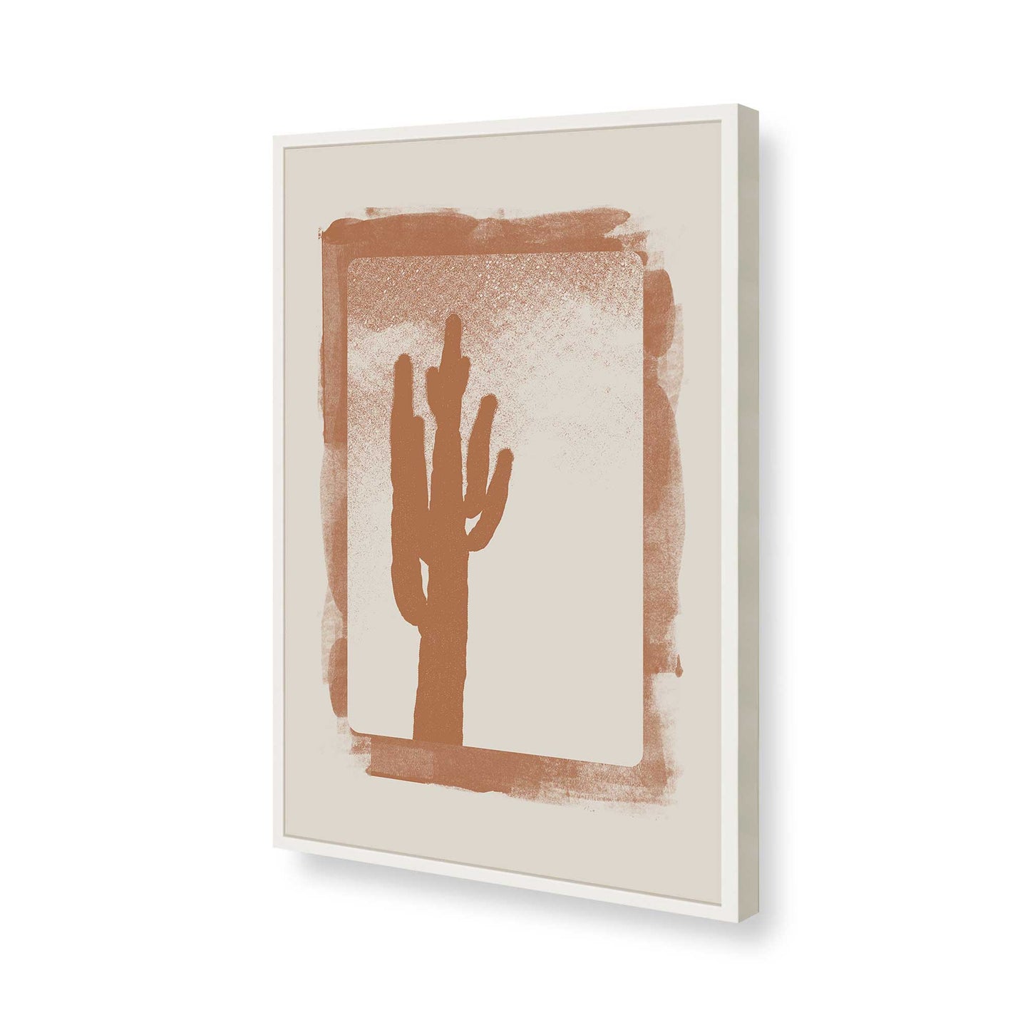 [Color:Opaque White], Picture of art in a Opaque White frame of the corner