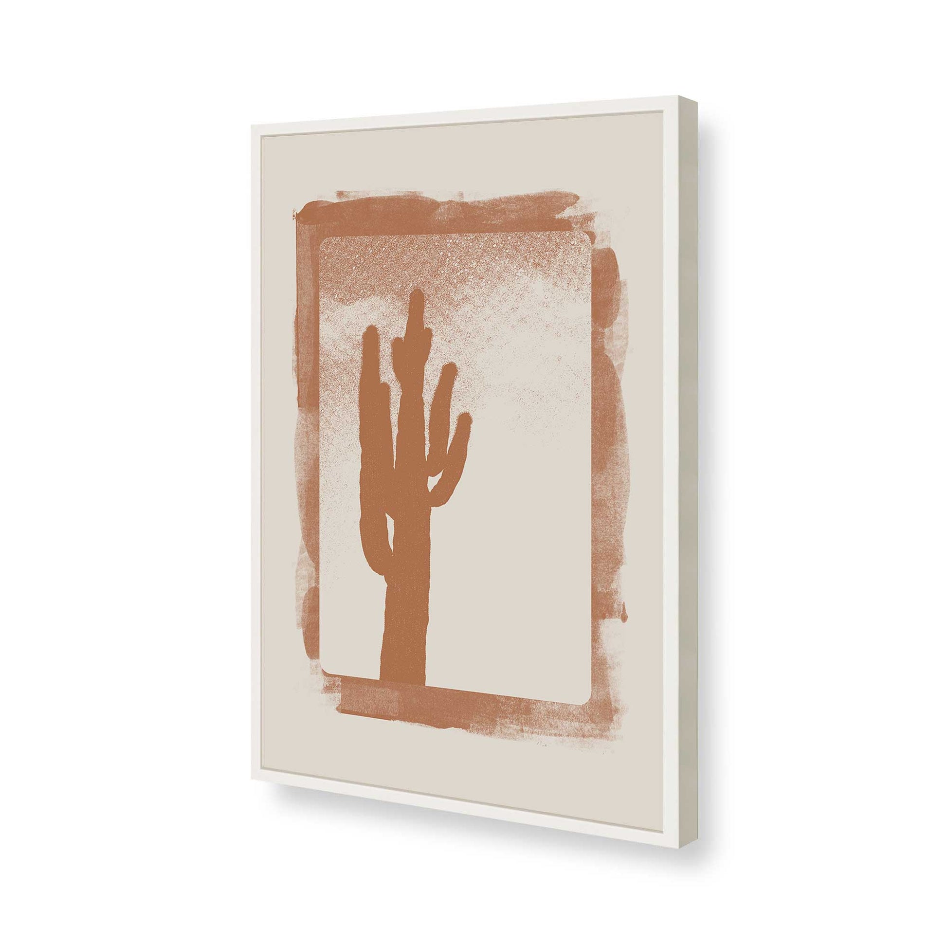 [Color:Opaque White], Picture of art in a Opaque White frame of the corner