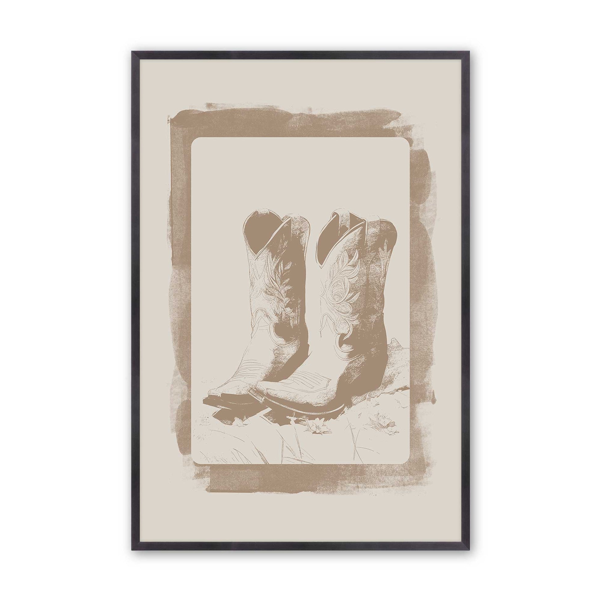 [Color:Weathered Zinc], Picture of art in a Weathered Zinc frame
