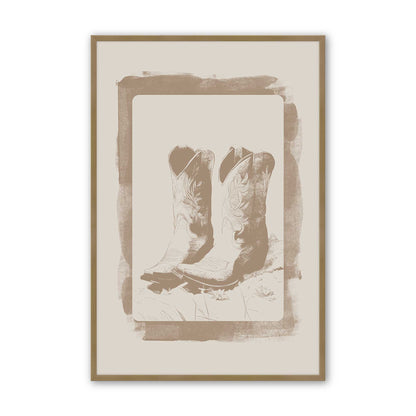 [Color:Brushed Gold], Picture of art in a Brushed Gold frame