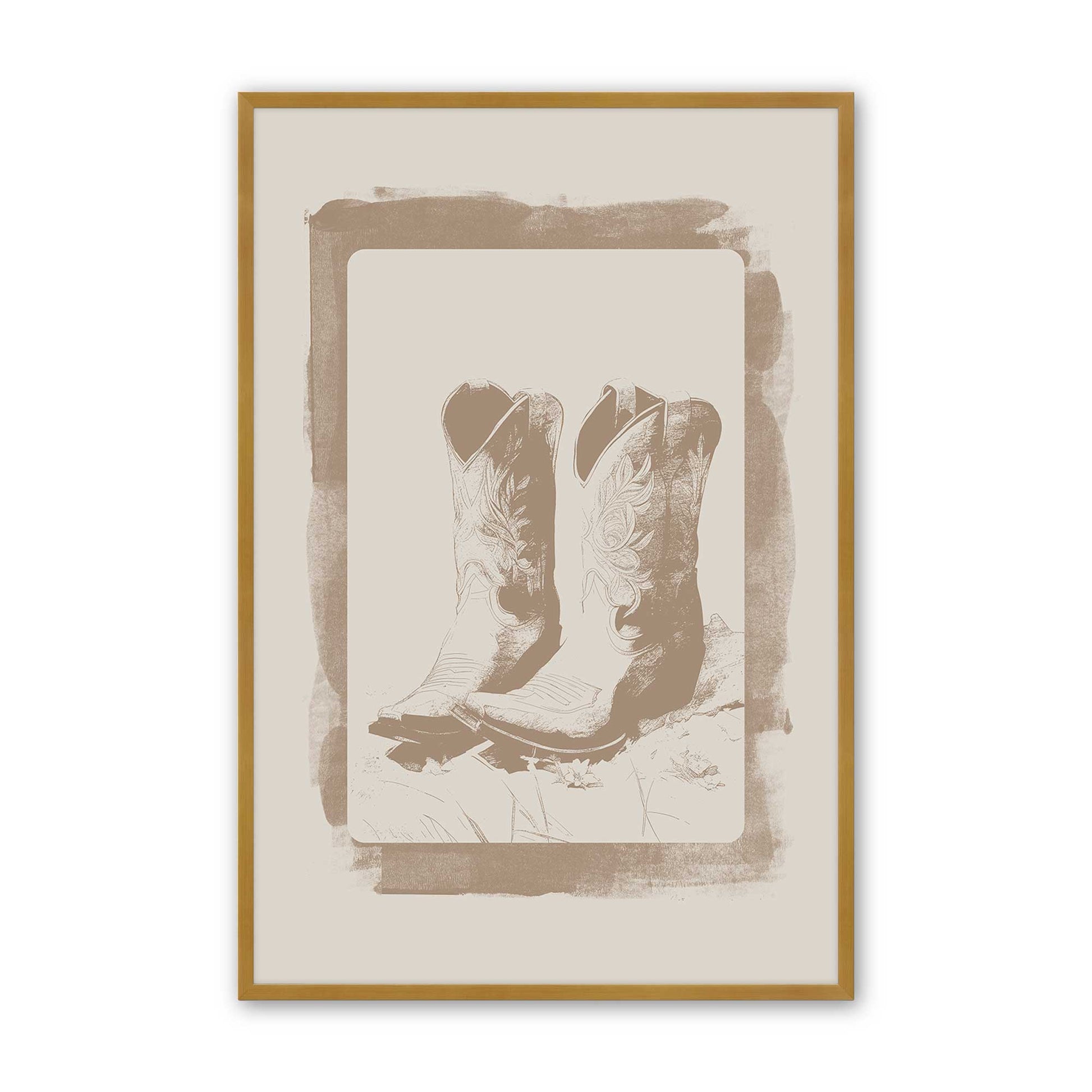 [Color:Polished Gold], Picture of art in a Polished Gold frame