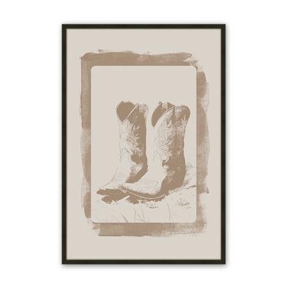 [Color:Satin Black], Picture of art in a Satin Black frame