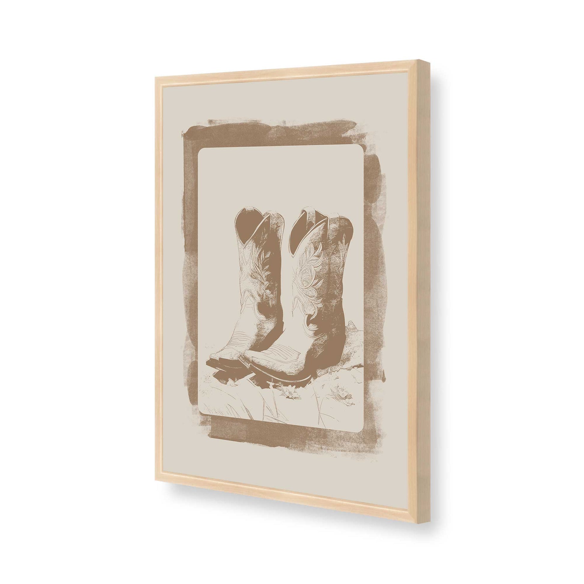[Color:Raw Maple], Picture of art in a Raw Maple frame of the corner