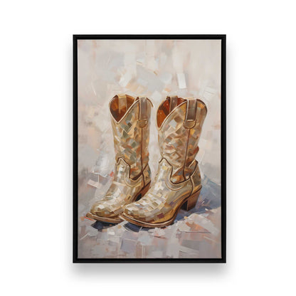 [Color:Satin Black], Picture of art in a Satin Black frame