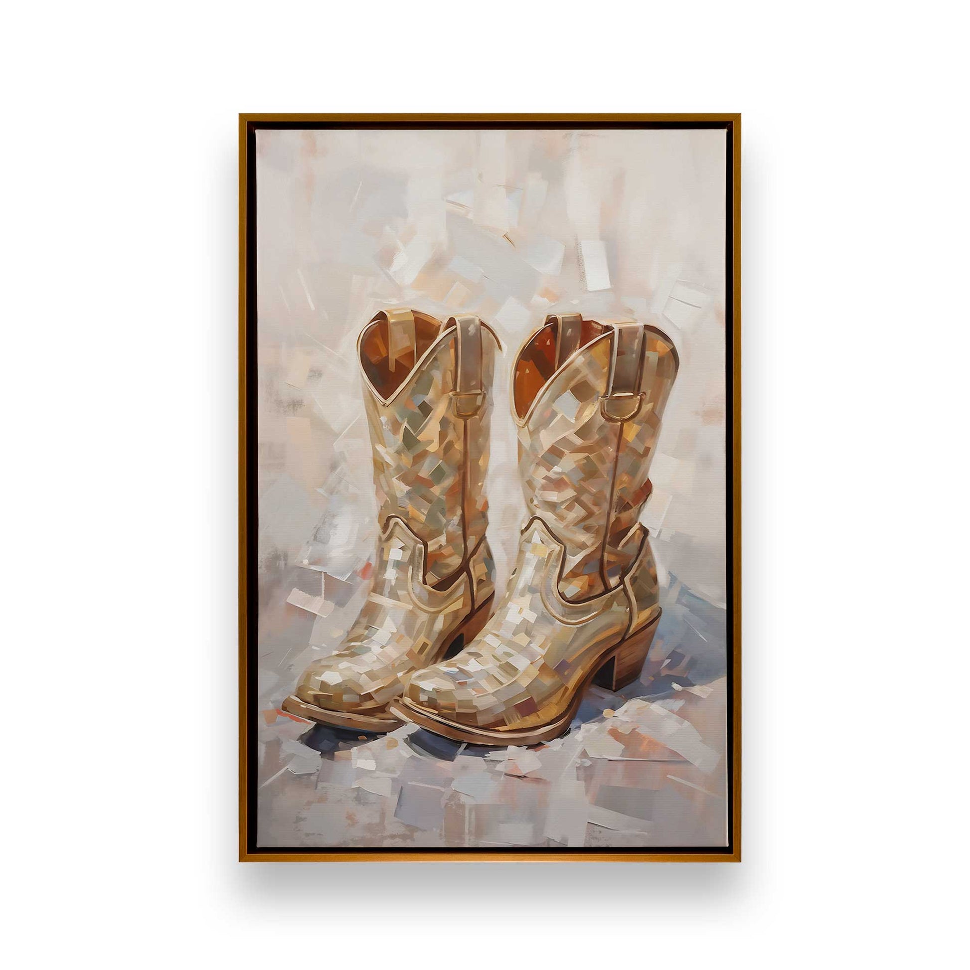 [Color:Polished Gold], Picture of art in a Polished Gold frame