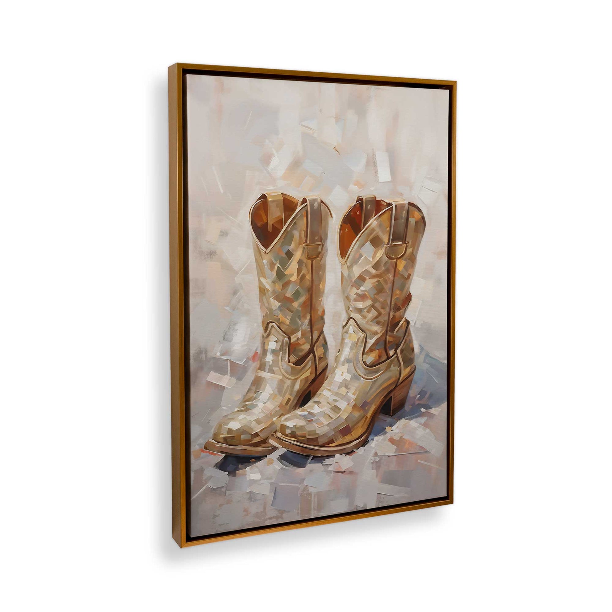 [Color:Polished Gold], Picture of the corner of the art