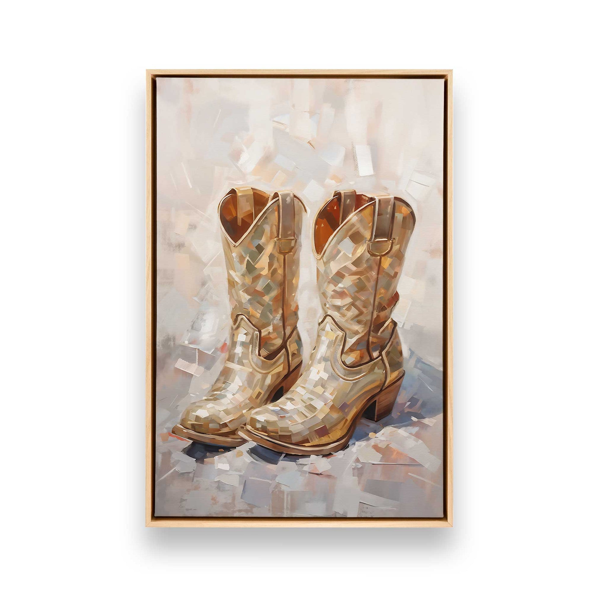 [Color:American Maple], Picture of art in a American Maple frame