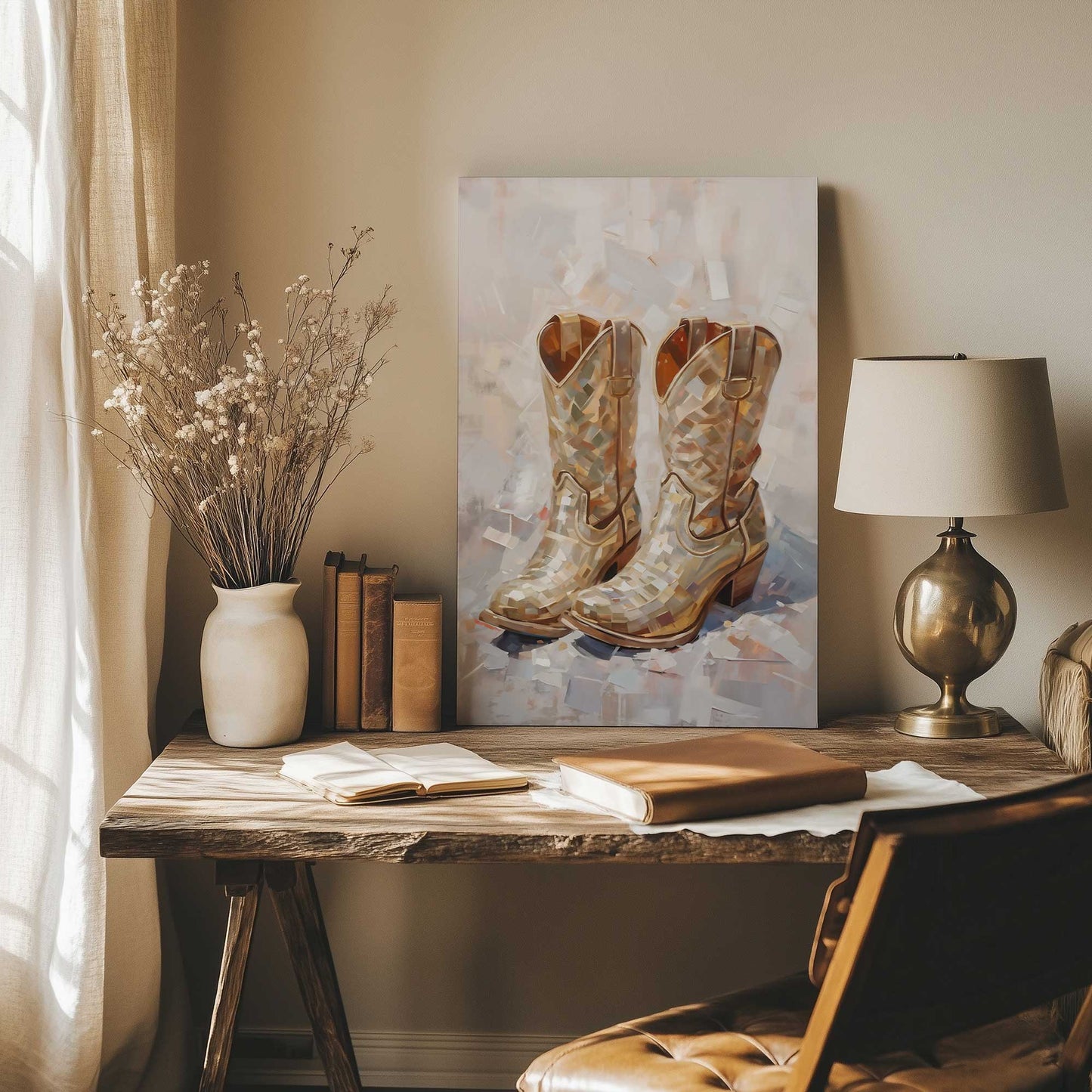 Picture of art in a room