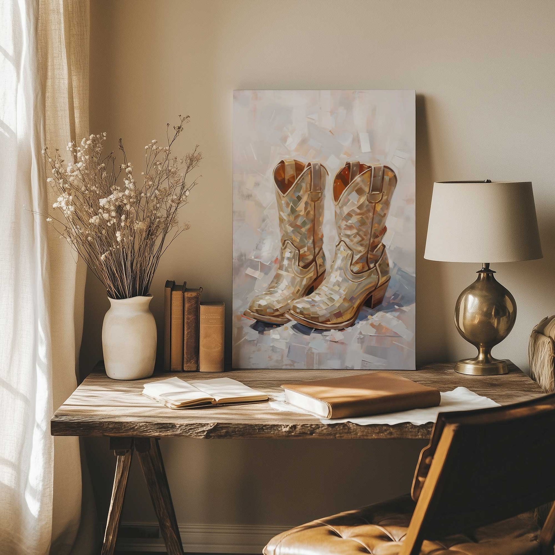 Picture of art in a room