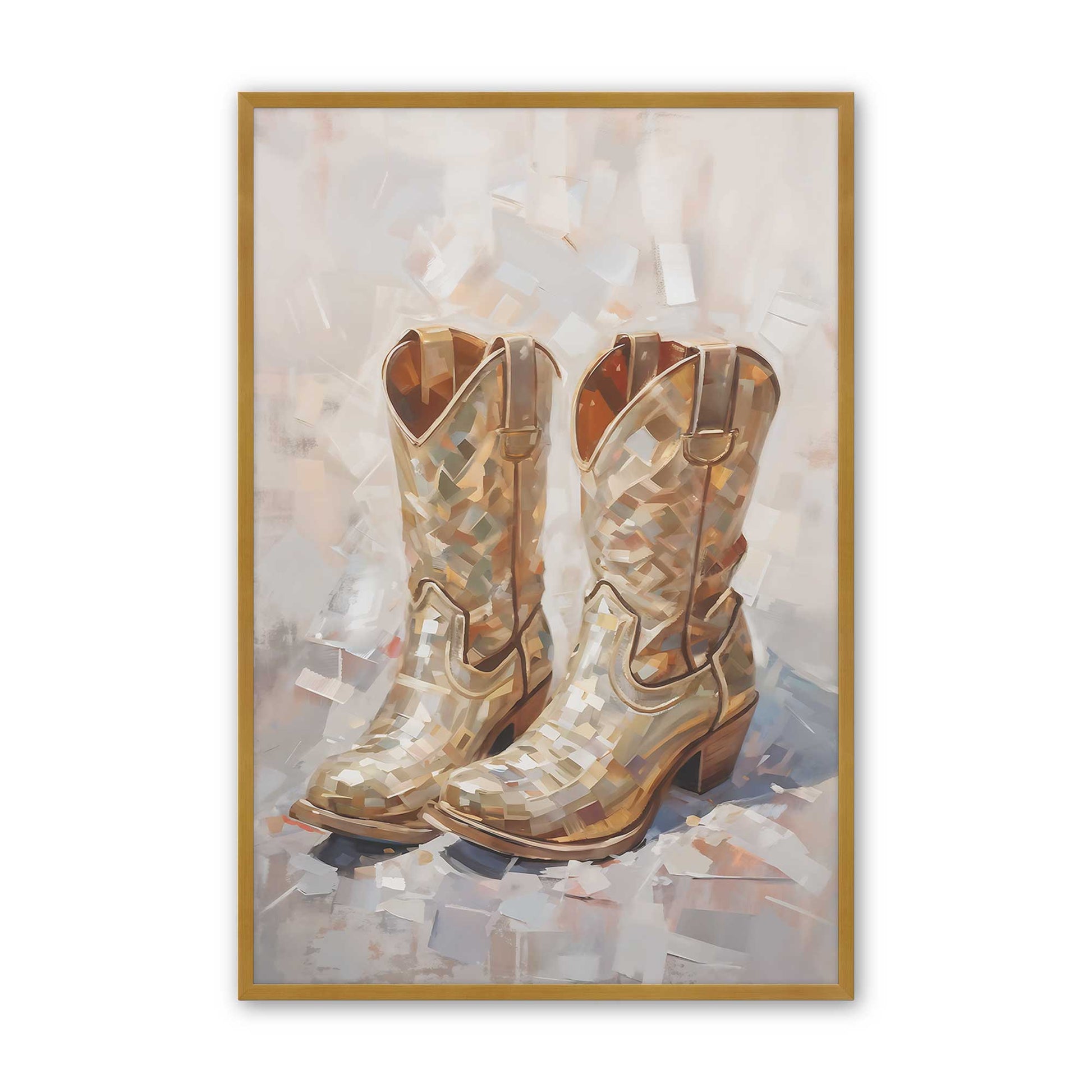 [Color:Polished Gold], Picture of art in a Polished Gold frame