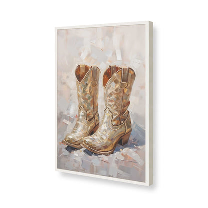 [Color:Opaque White], Picture of art in a Opaque White frame of the corner