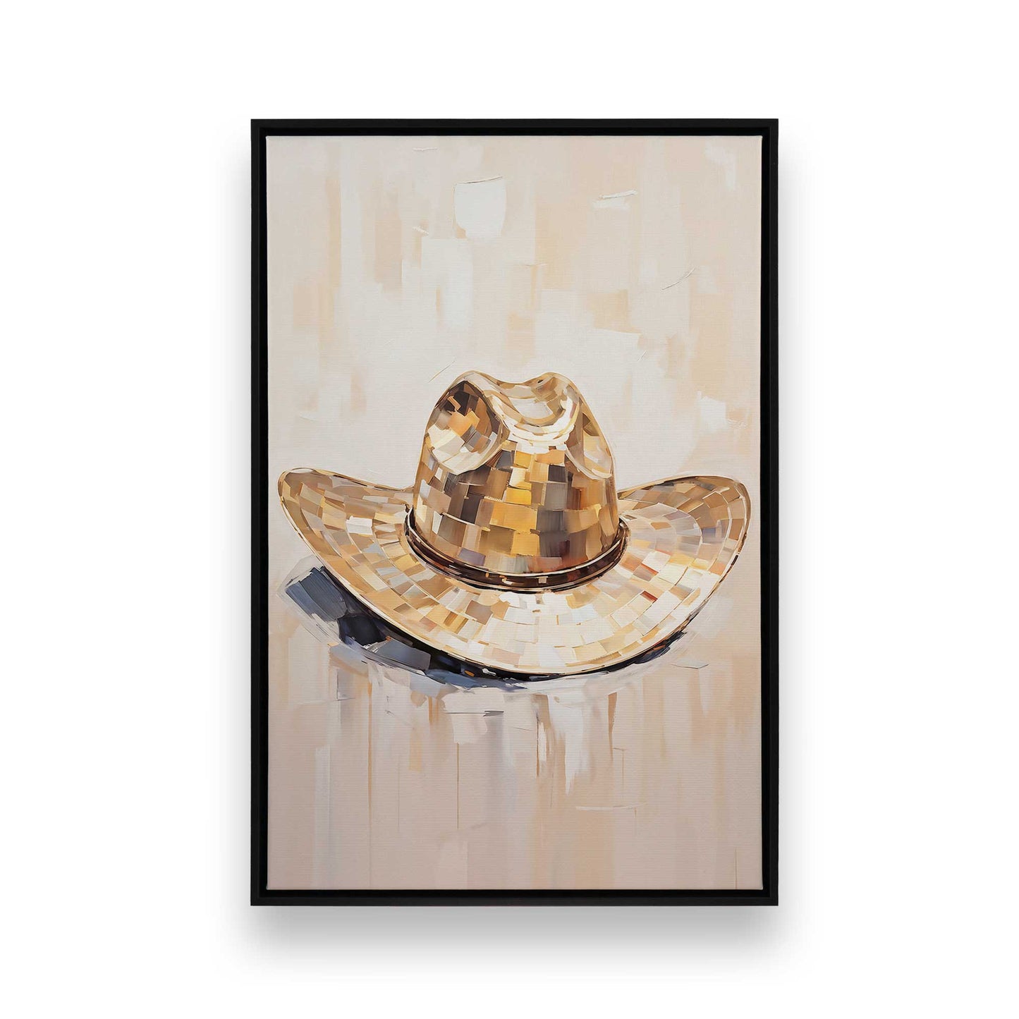[Color:Satin Black], Picture of art in a Satin Black frame