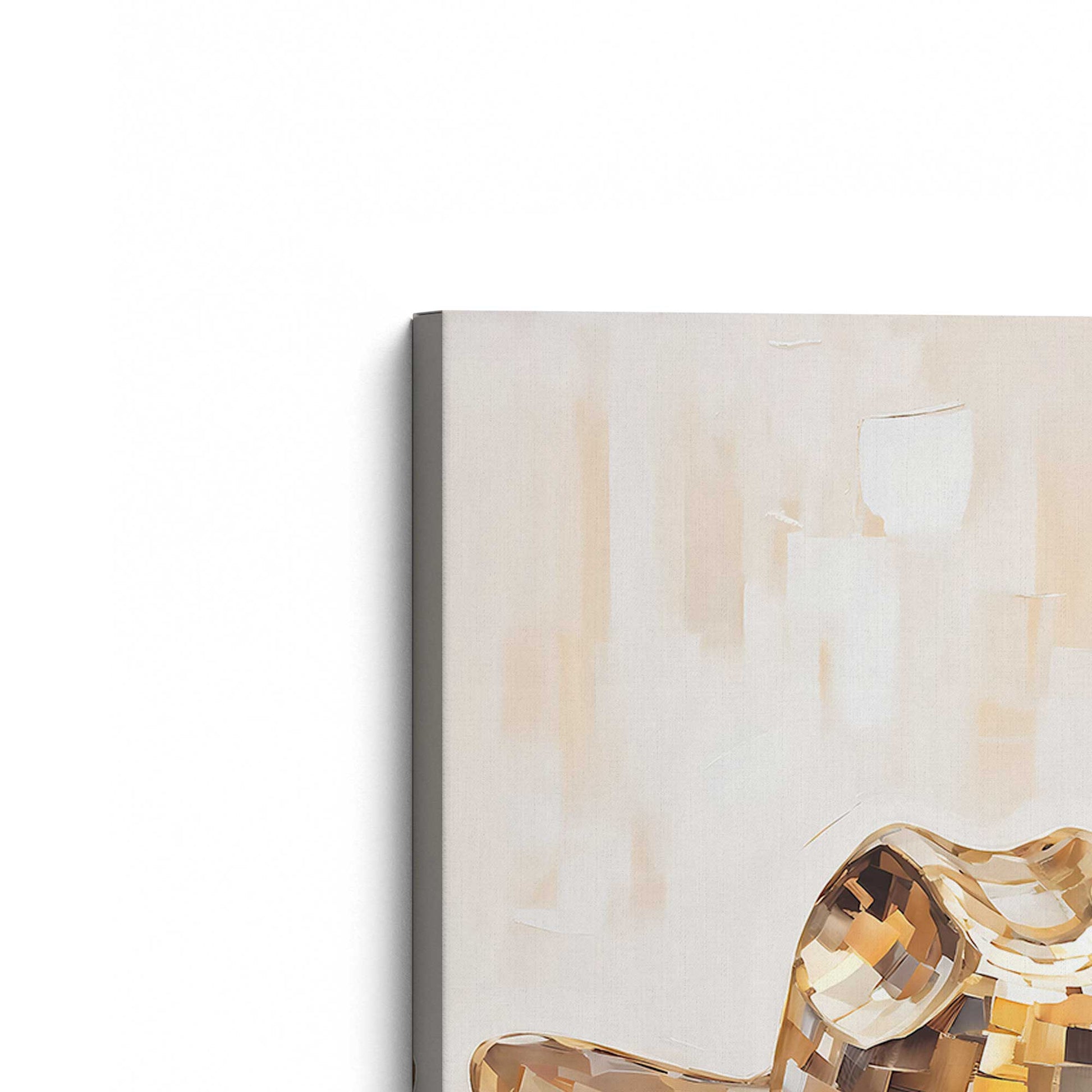 [Color:Stretched Canvas], Picture of the corner of the art
