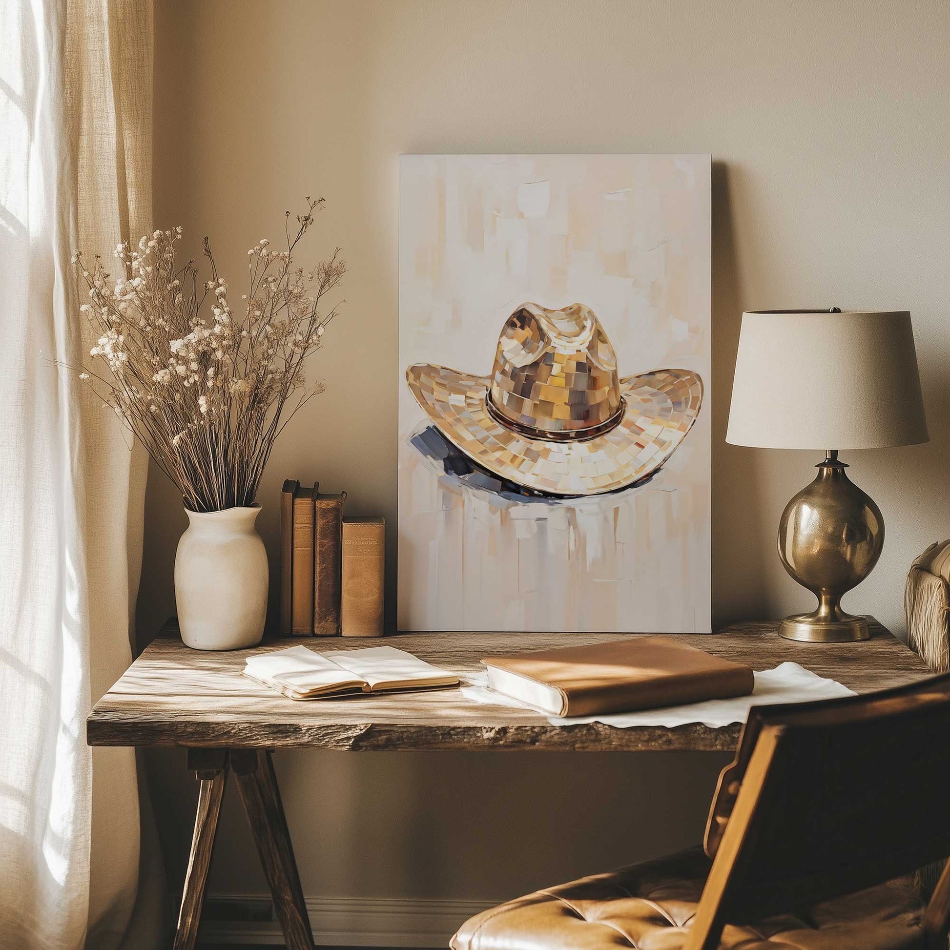 Picture of art in a room