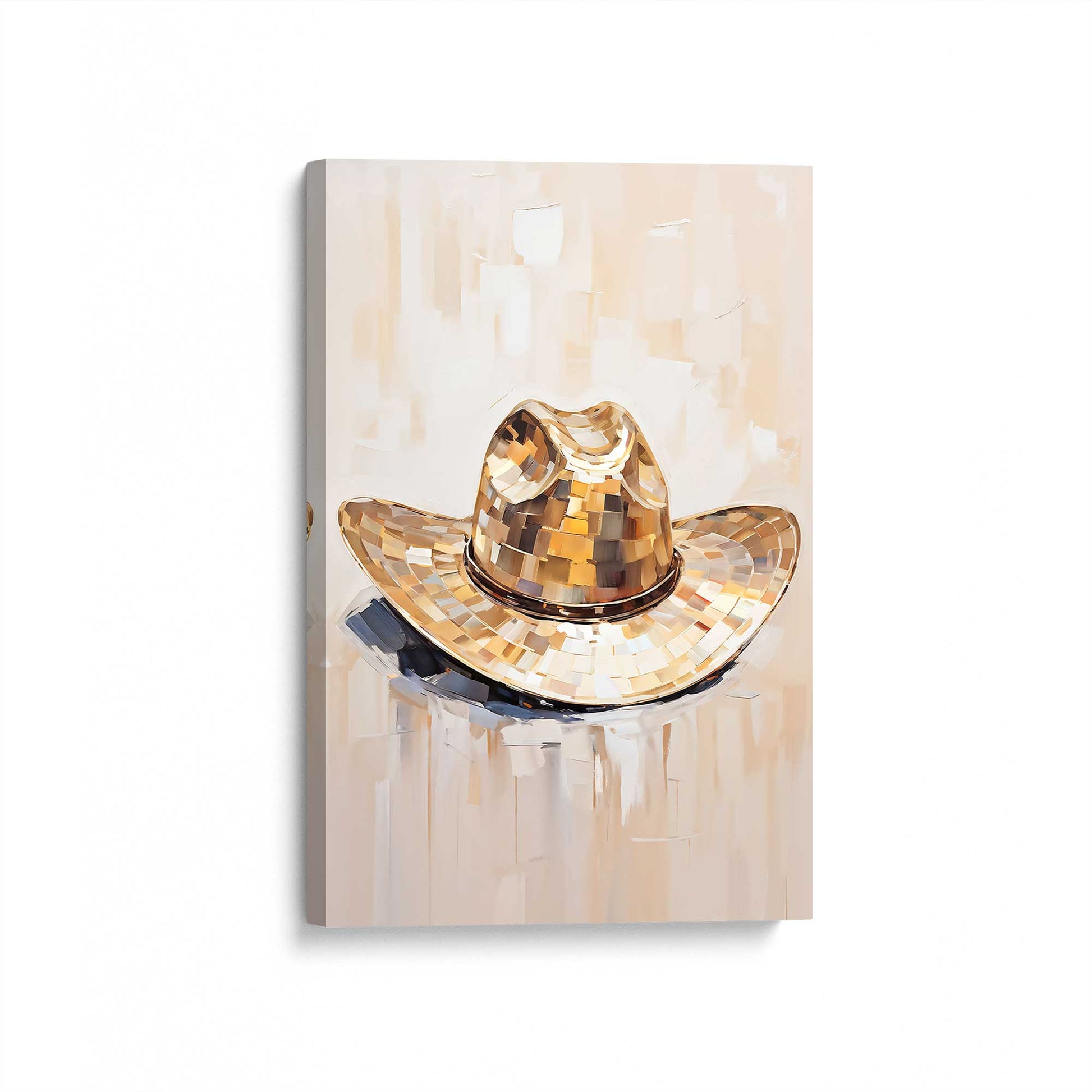 [Color:Stretched Canvas], Picture of art at an angle