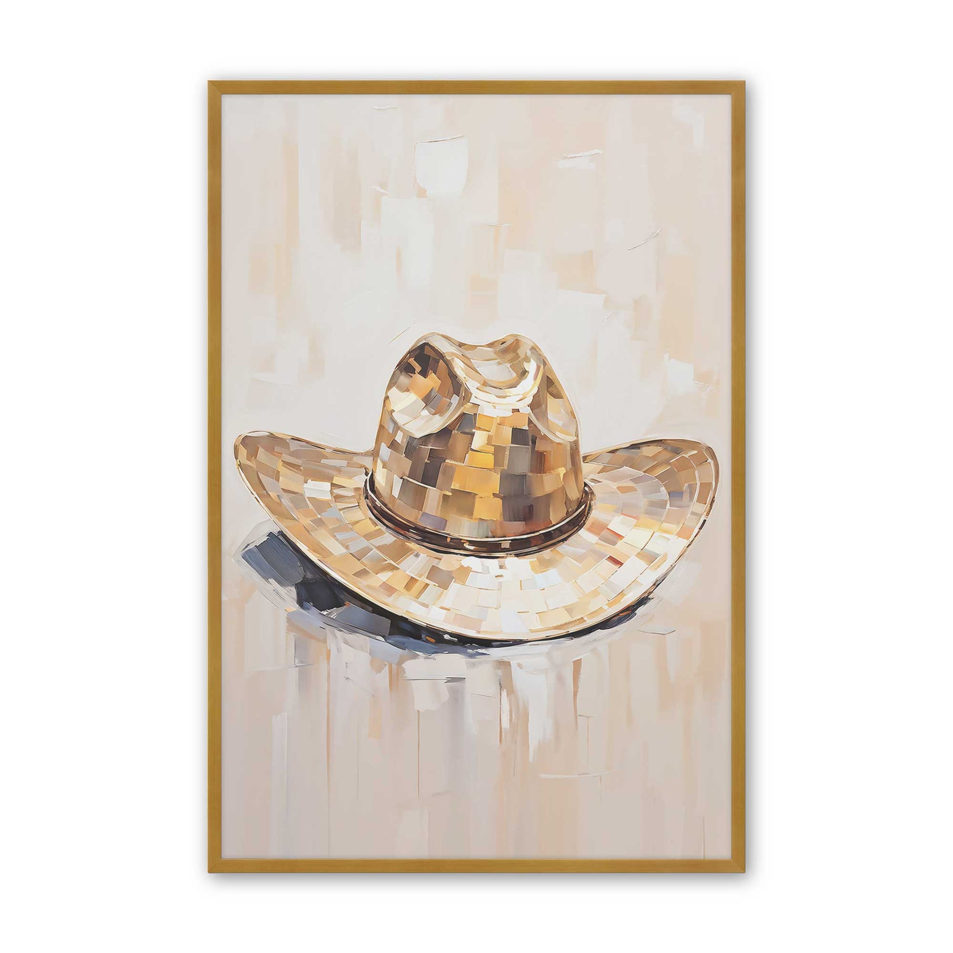 [Color:Polished Gold], Picture of art in a Polished Gold frame