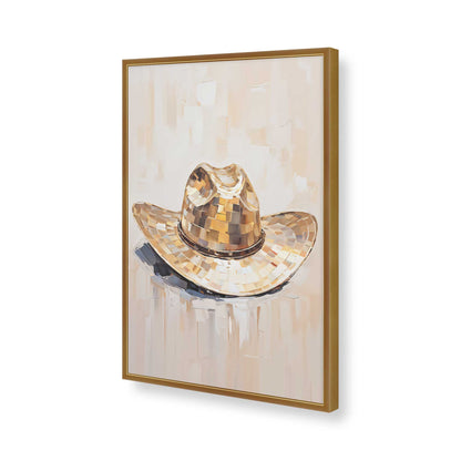 [Color:Polished Gold], Picture of art in a Polished Gold frame of the corner