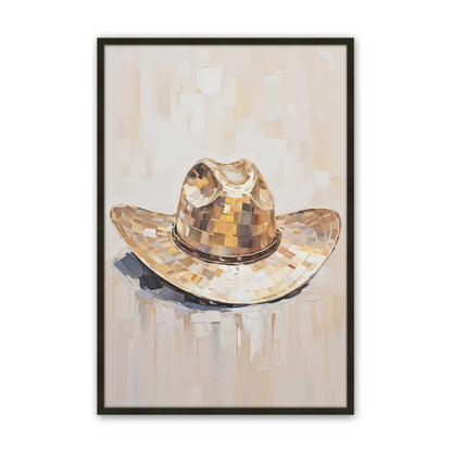[Color:Satin Black], Picture of art in a Satin Black frame
