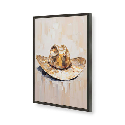 [Color:Satin Black], Picture of art in a Satin Black frame of the corner