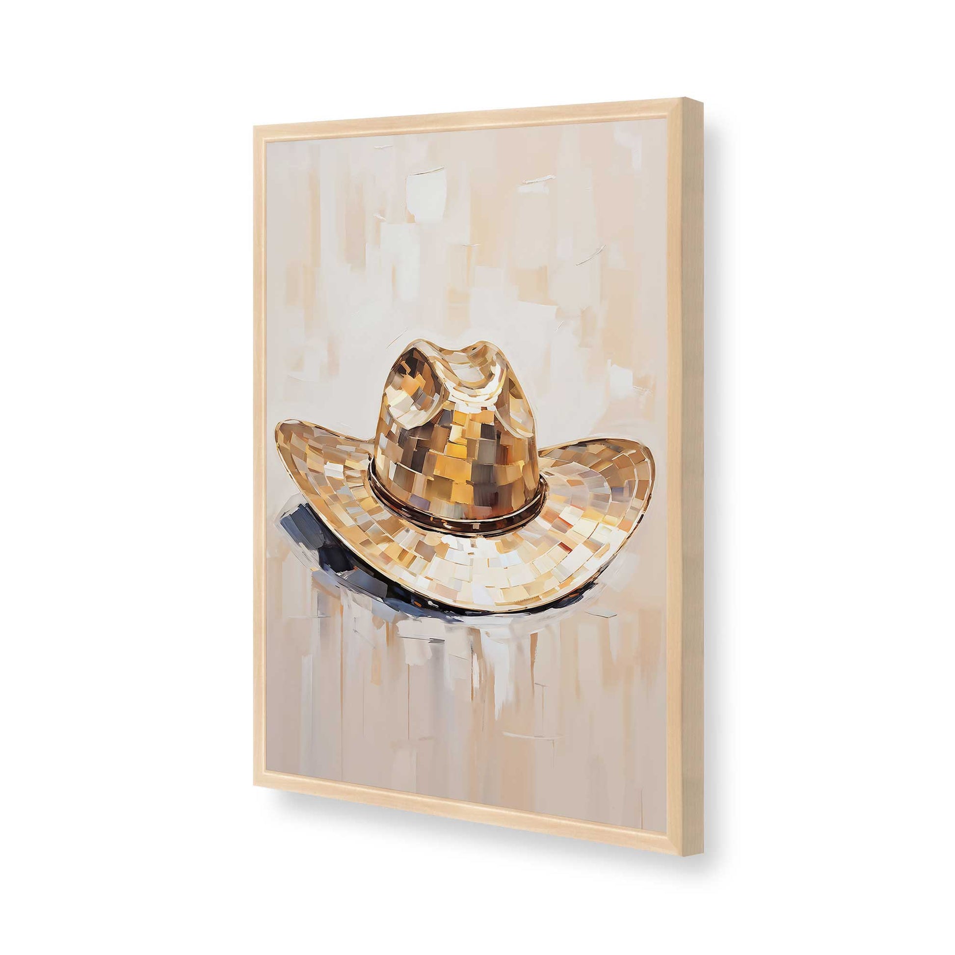 [Color:Raw Maple], Picture of art in a Raw Maple frame of the corner