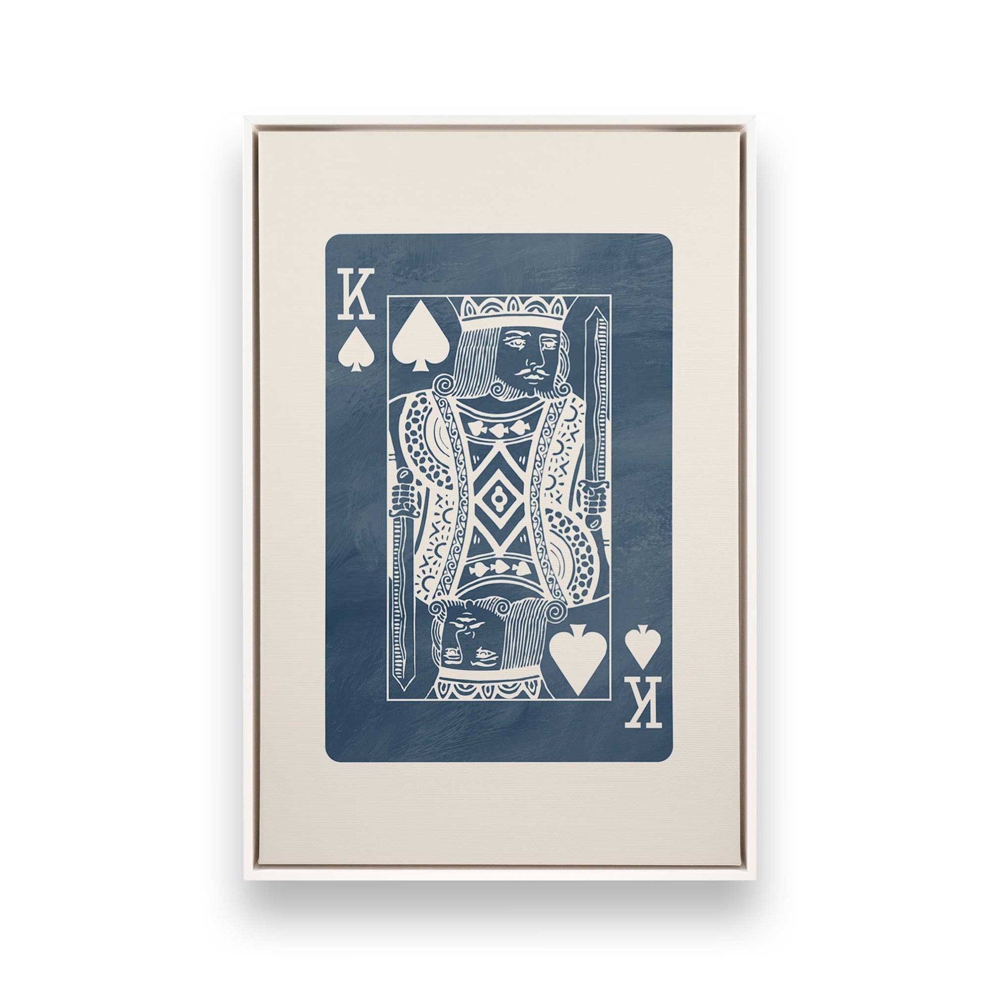 [Color:Opaque White], Picture of art in a White frame