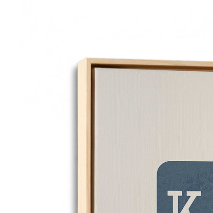 [Color:American Maple], Picture of art in a American Maple frame at an angle