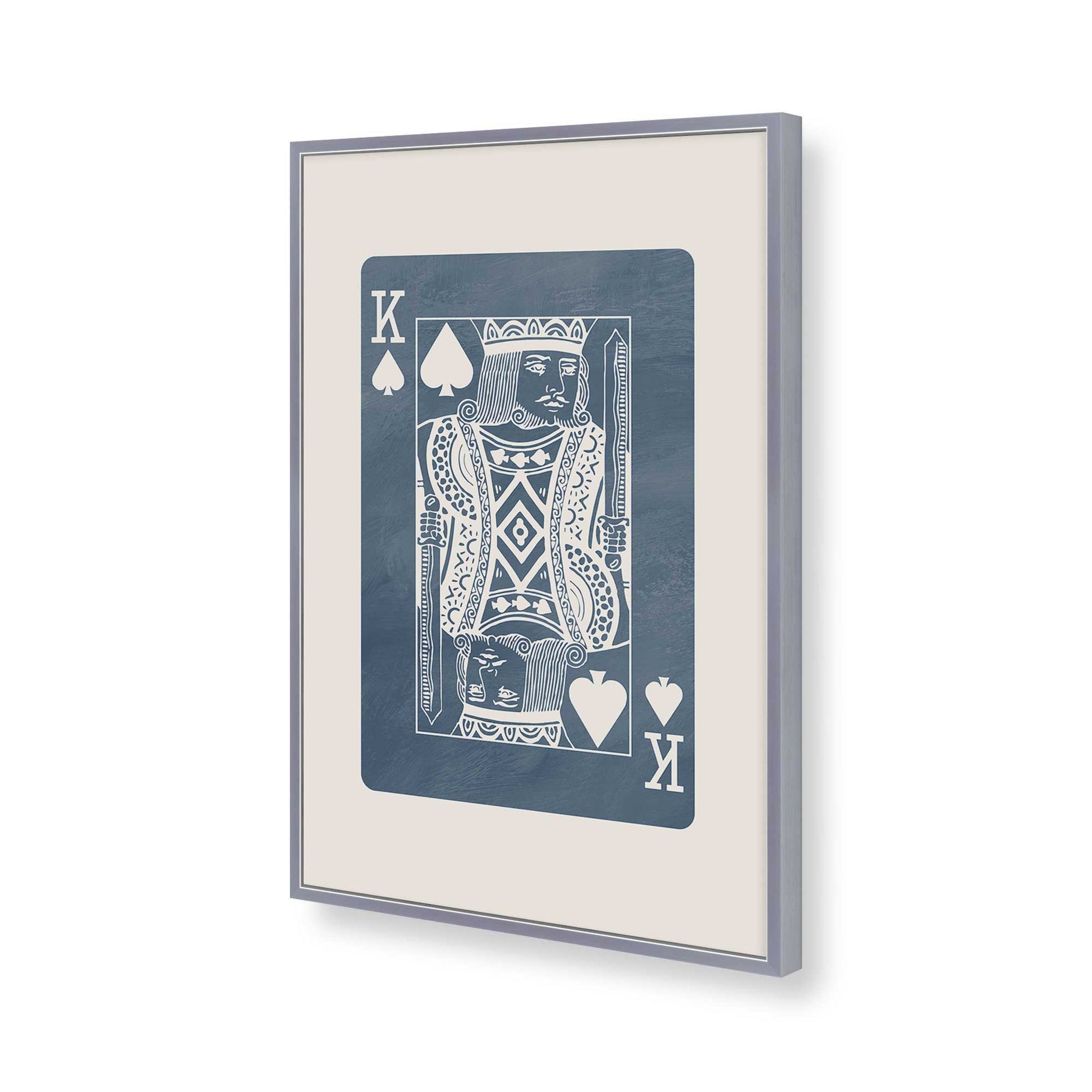 [Color:Polished Chrome], Picture of art in a Polished Chrome frame of the corner