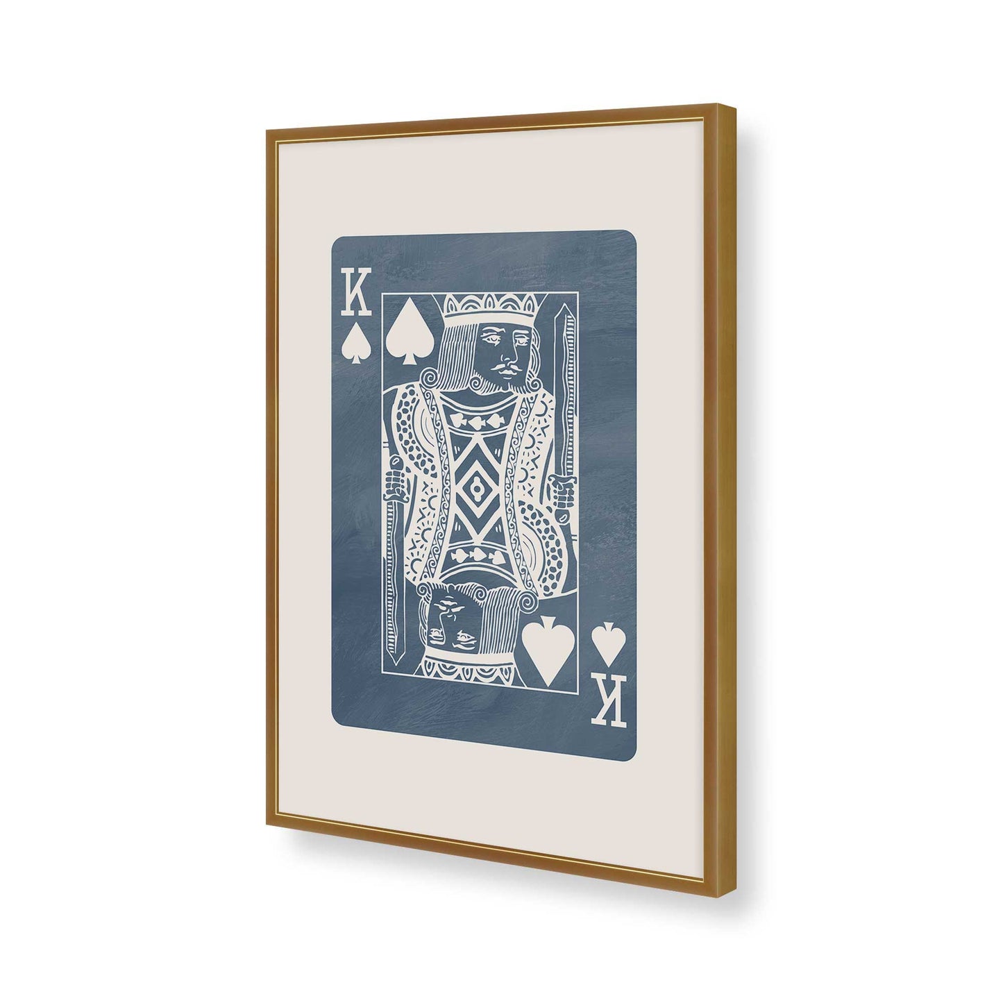 [Color:Polished Gold], Picture of art in a Polished Gold frame of the corner