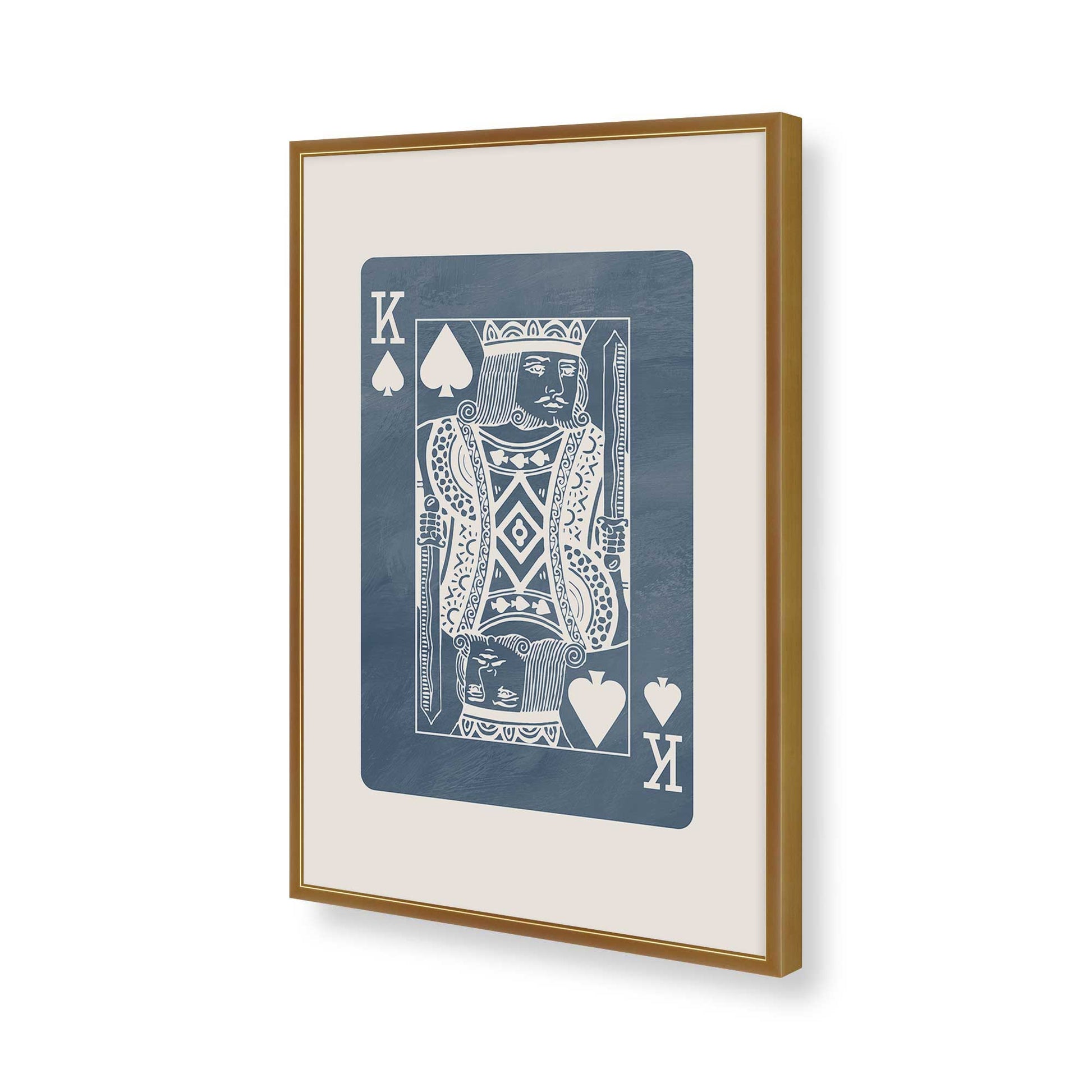 [Color:Polished Gold], Picture of art in a Polished Gold frame of the corner