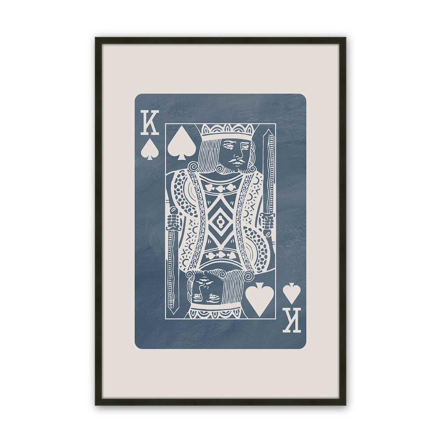 [Color:Satin Black], Picture of art in a Satin Black frame