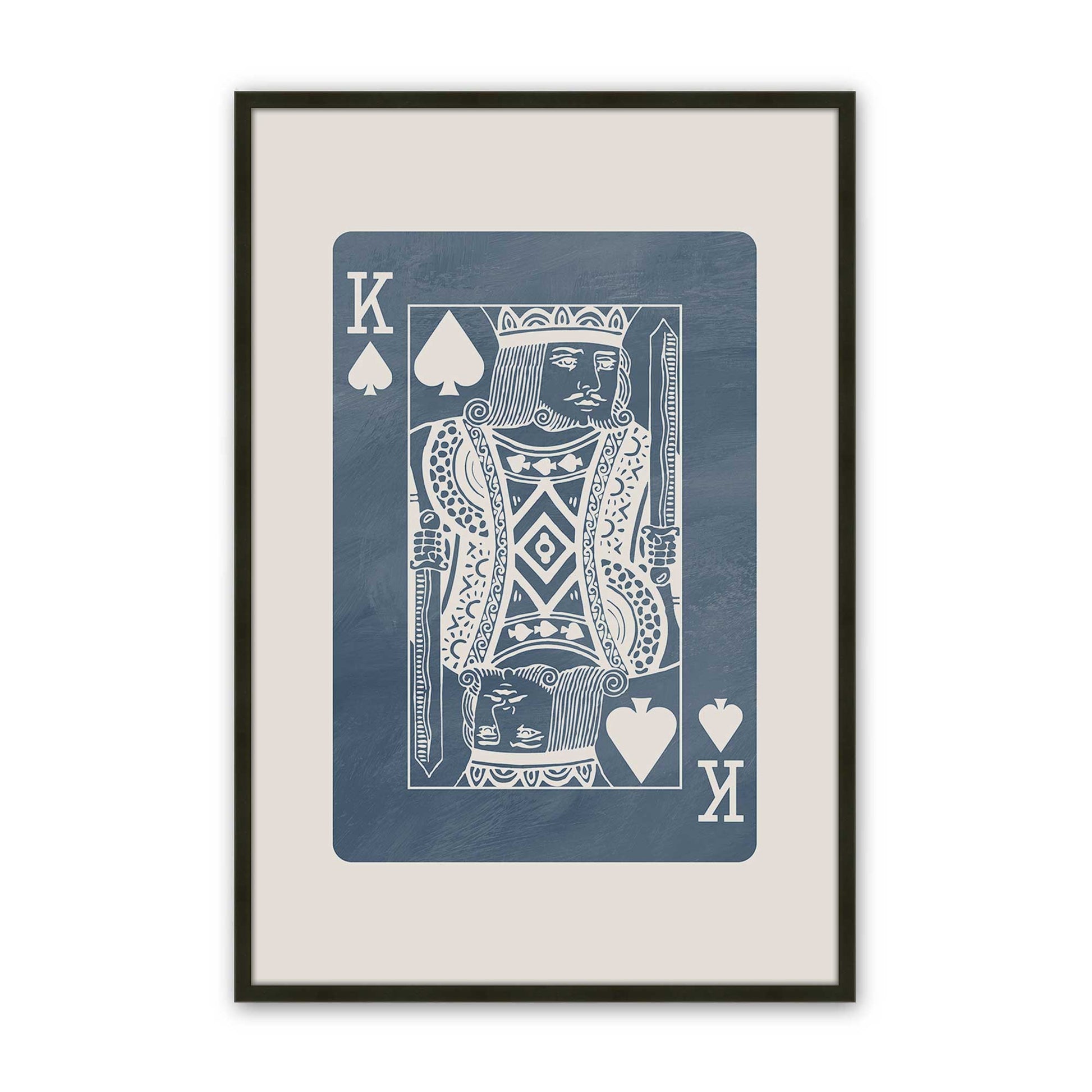 [Color:Satin Black], Picture of art in a Satin Black frame