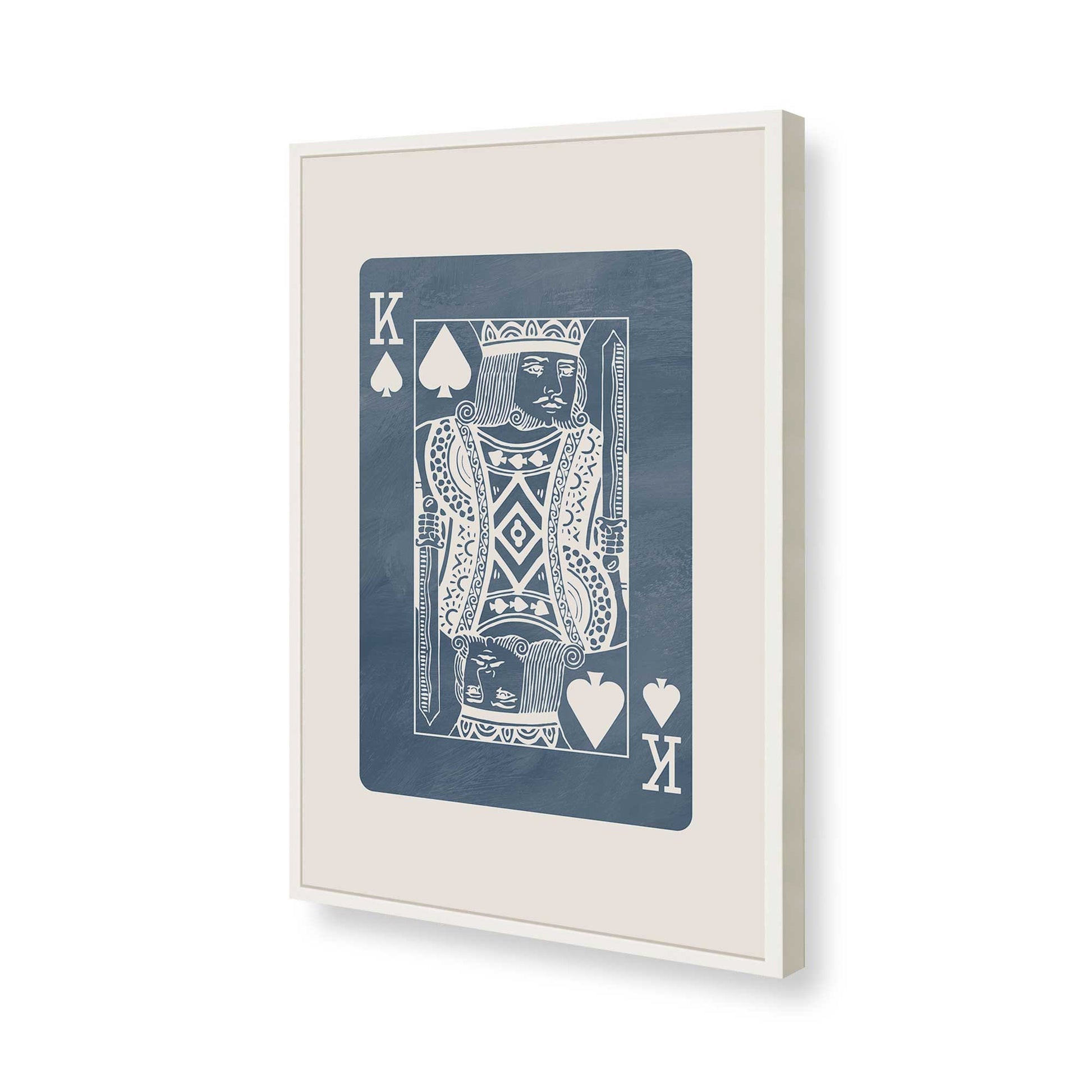 [Color:Opaque White], Picture of art in a Opaque White frame of the corner