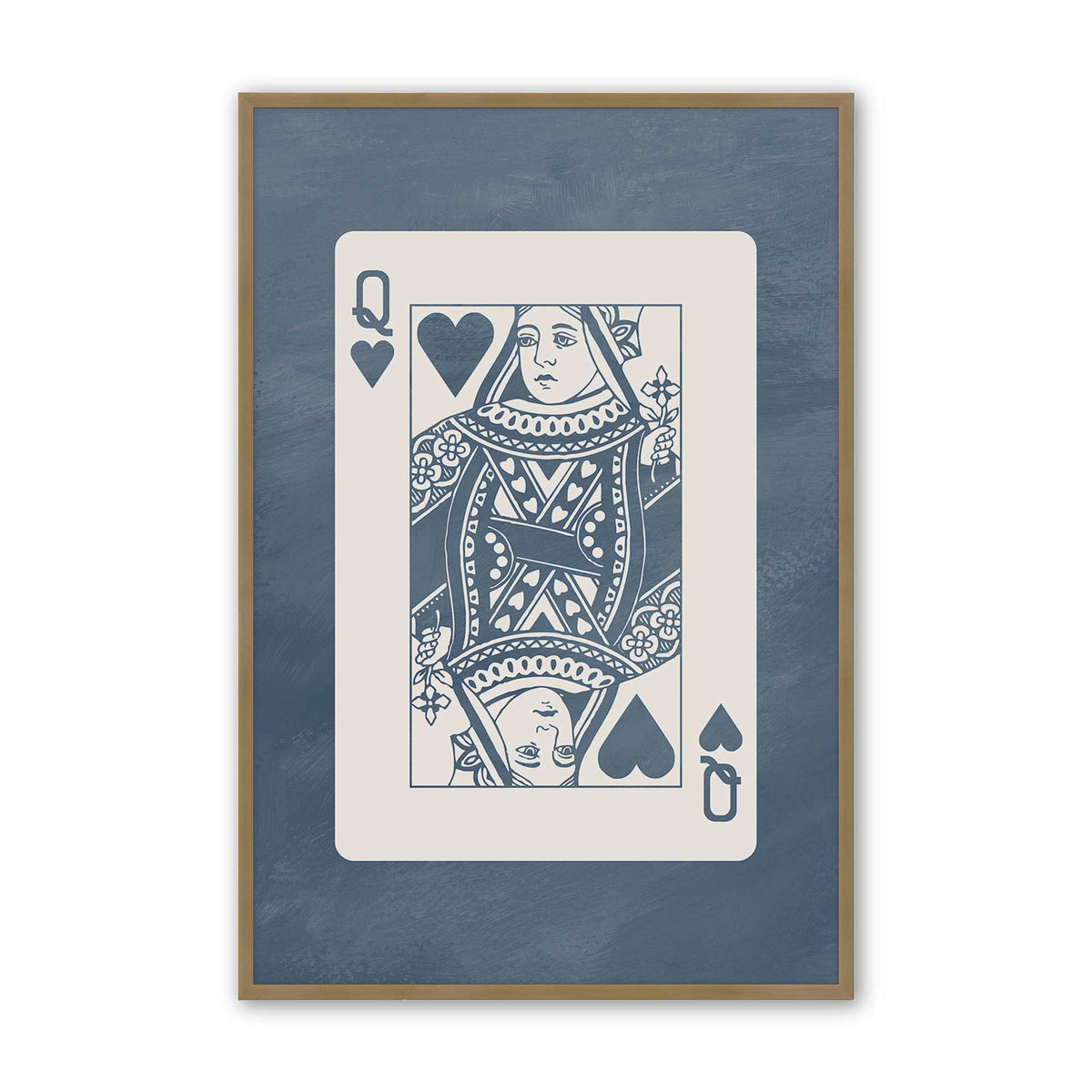 [Color:Brushed Gold], Picture of art in a Brushed Gold frame