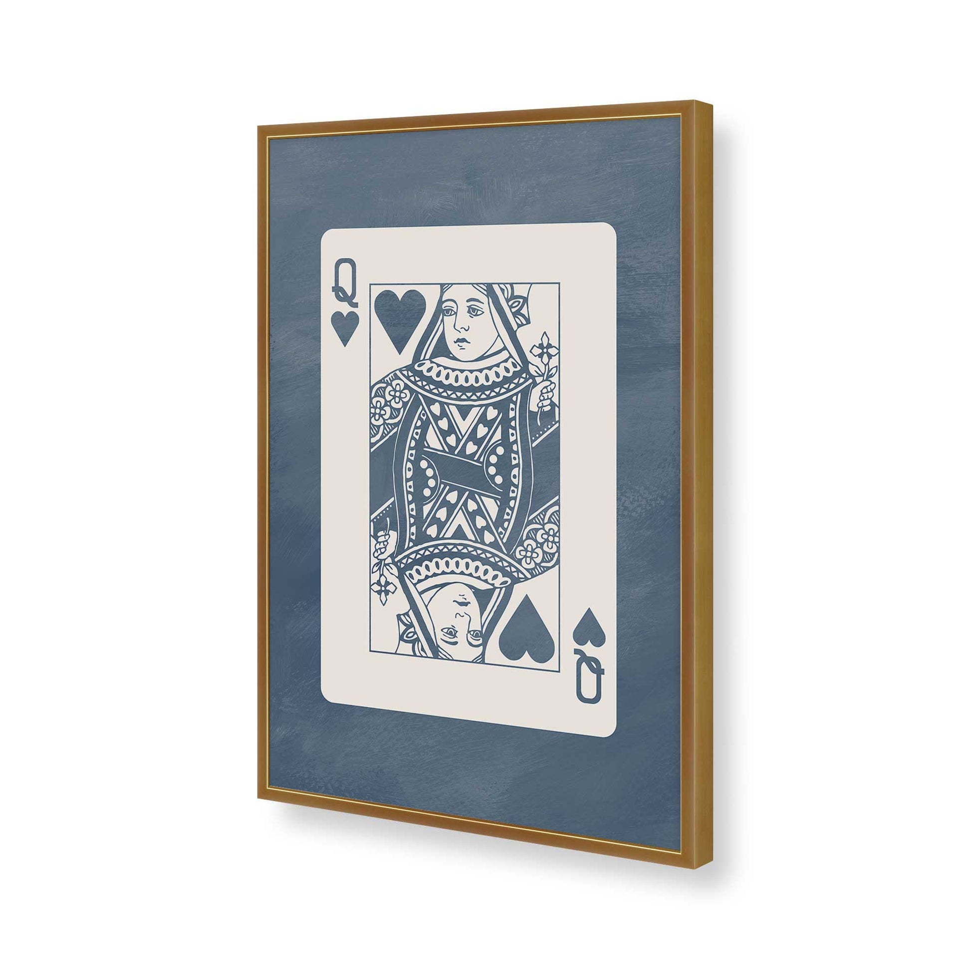 [Color:Polished Gold], Picture of art in a Polished Gold frame of the corner