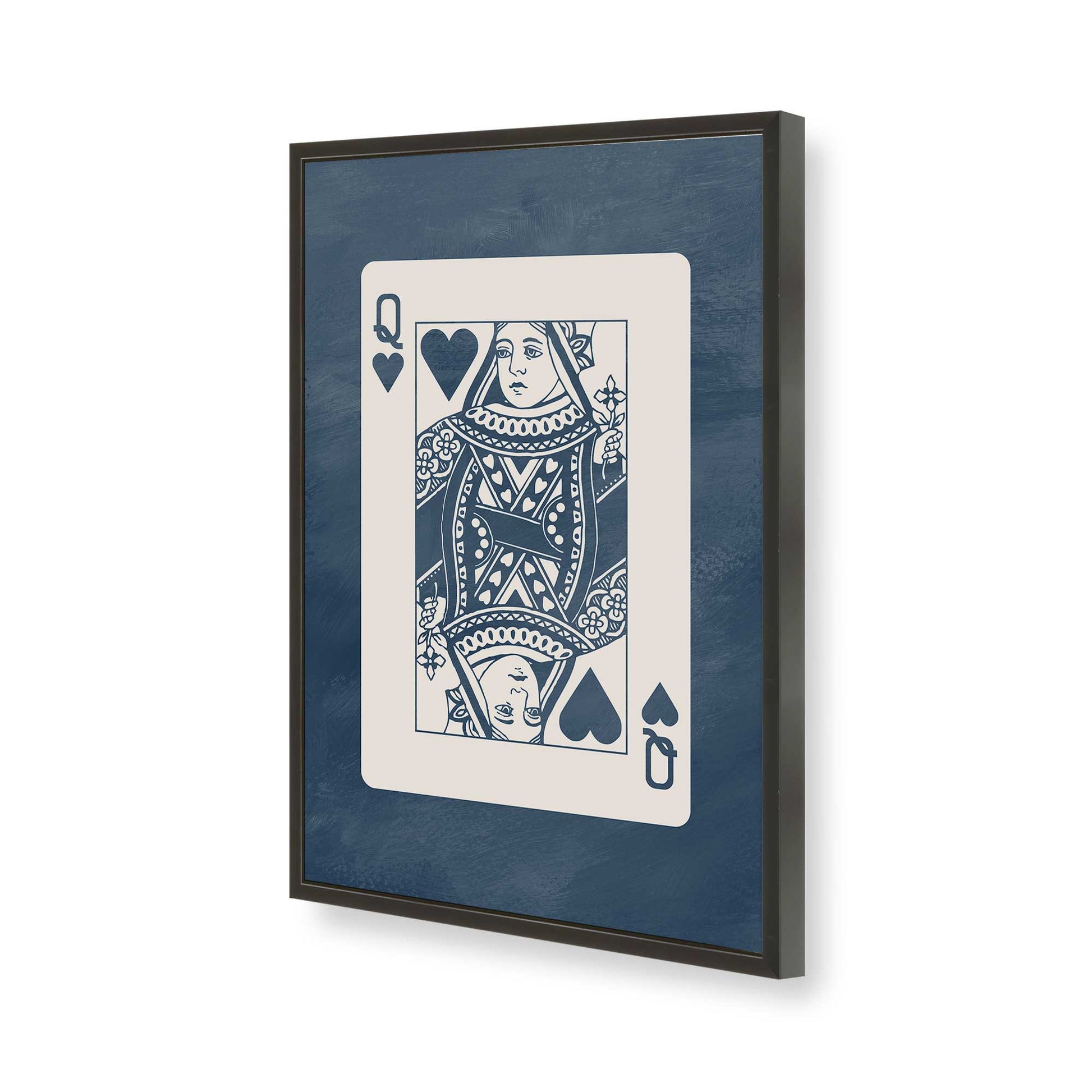 [Color:Satin Black], Picture of art in a Satin Black frame of the corner