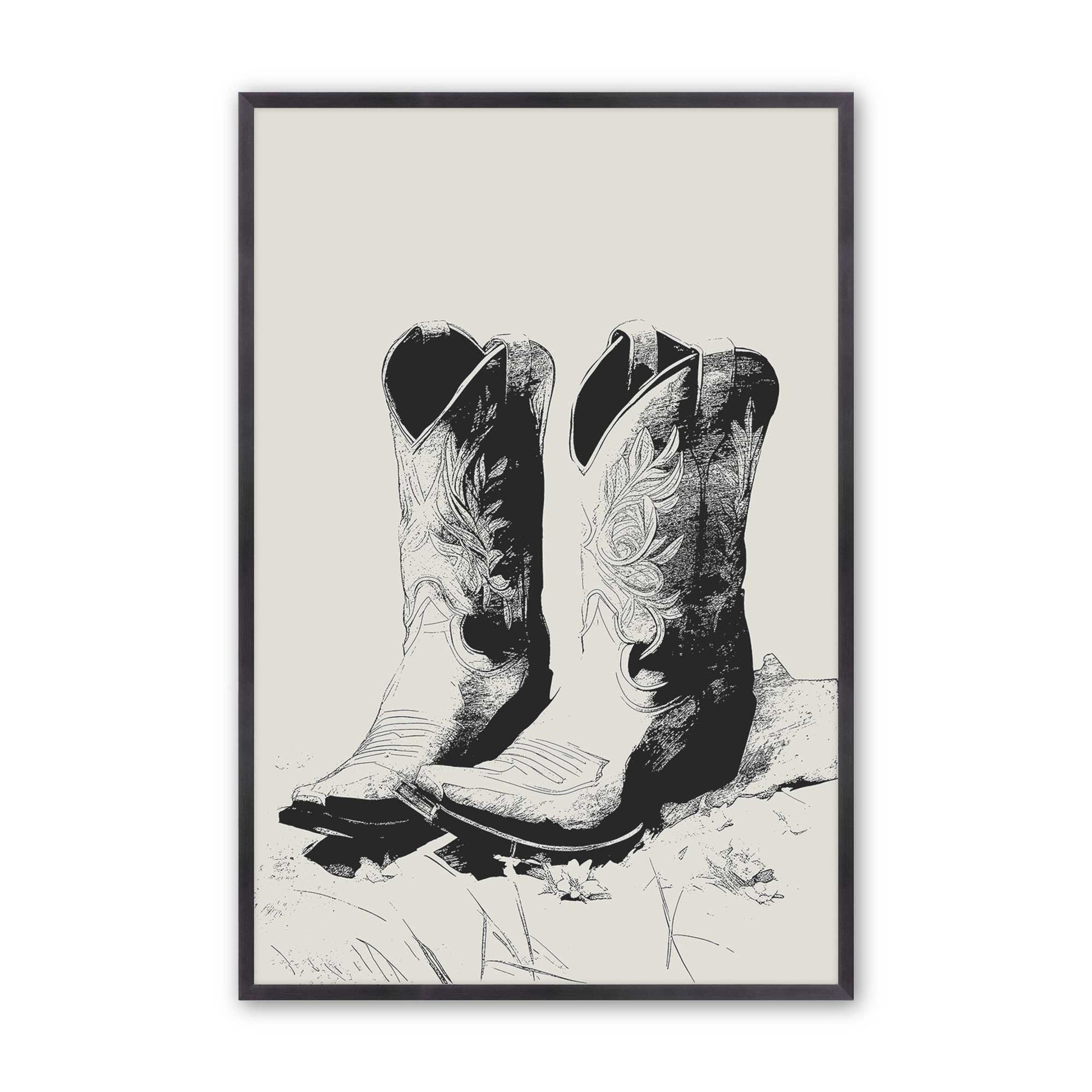 [Color:Weathered Zinc], Picture of art in a Weathered Zinc frame