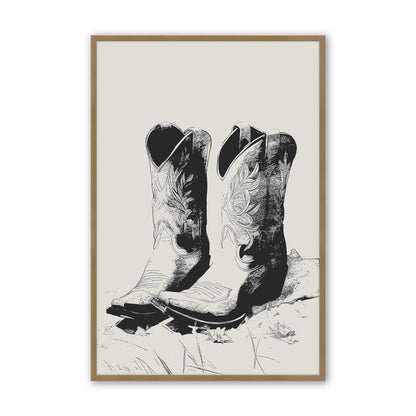 [Color:Brushed Gold], Picture of art in a Brushed Gold frame