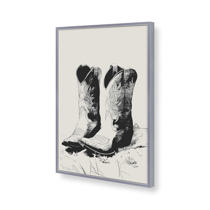 [Color:Polished Chrome], Picture of art in a Polished Chrome frame of the corner
